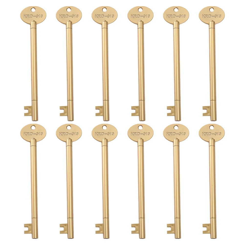 

12 Pcs Key Styling Neutral Pen Shaped Writing Pens Nice for Pencil Journaling Work Office