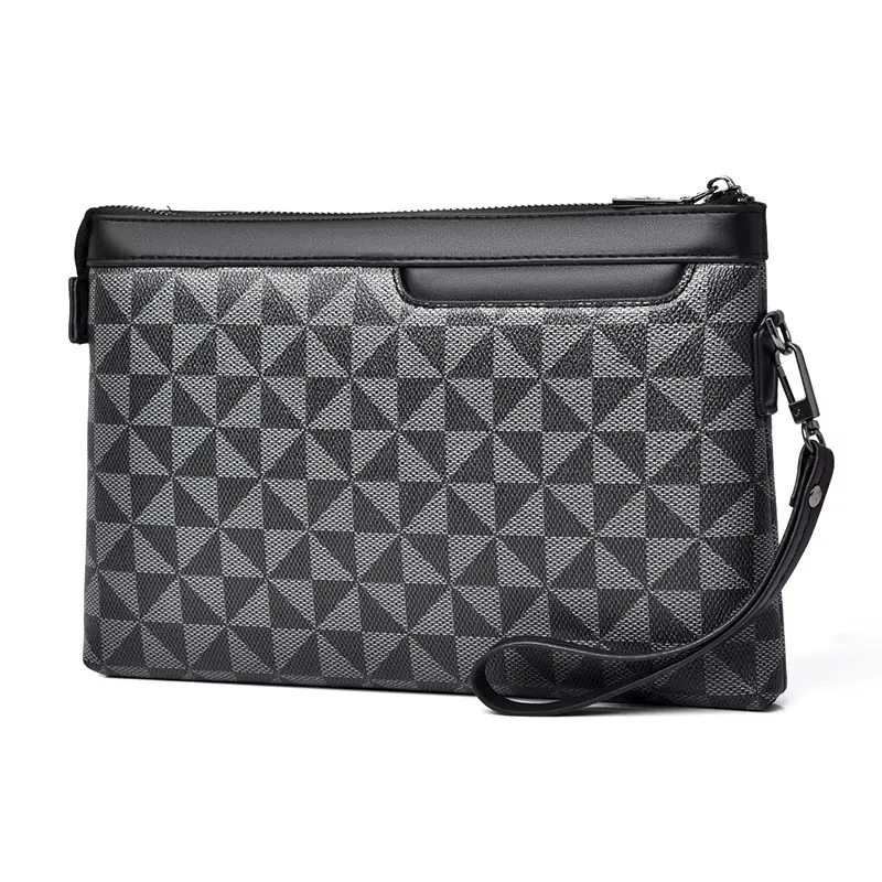 Men Wallet Clutch Bag Leather Coin Purse Large Capacity Envelope Long Wallet Business Men Handbag For Phone Card Holder Key Bag - view 6