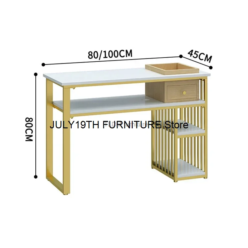 Ensemble de table et chaise de manucure en marbre minimaliste moderne, meubles de salon, table à ongles nordique, bureau de manucure professionnel avec MELZ