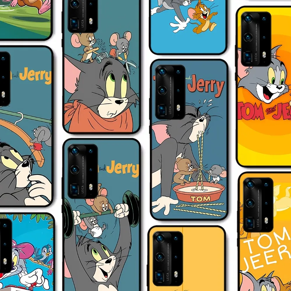 T-Tom And J-Jerry Phone Case For Huawei P 8 9 10 20 30 40 50 Pro Lite Psmart Honor 10 Lite 70 Mate 20lite