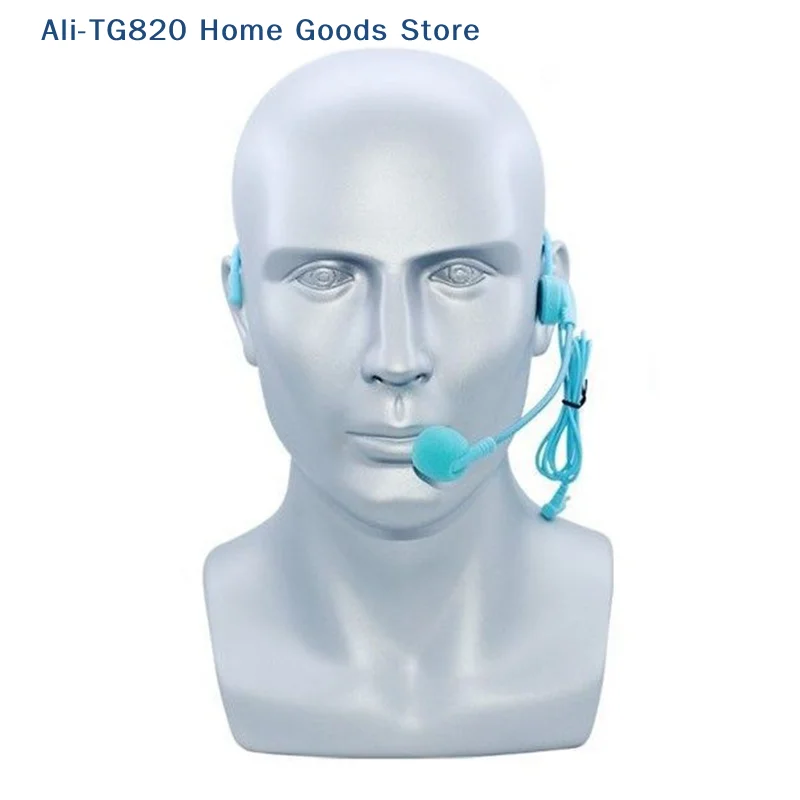 [TG820]1PC Wired 3.5mm Plug Guide Lecture Speech Headset Mic For Teaching Meeting Portable Head-mounted Headset Microphone