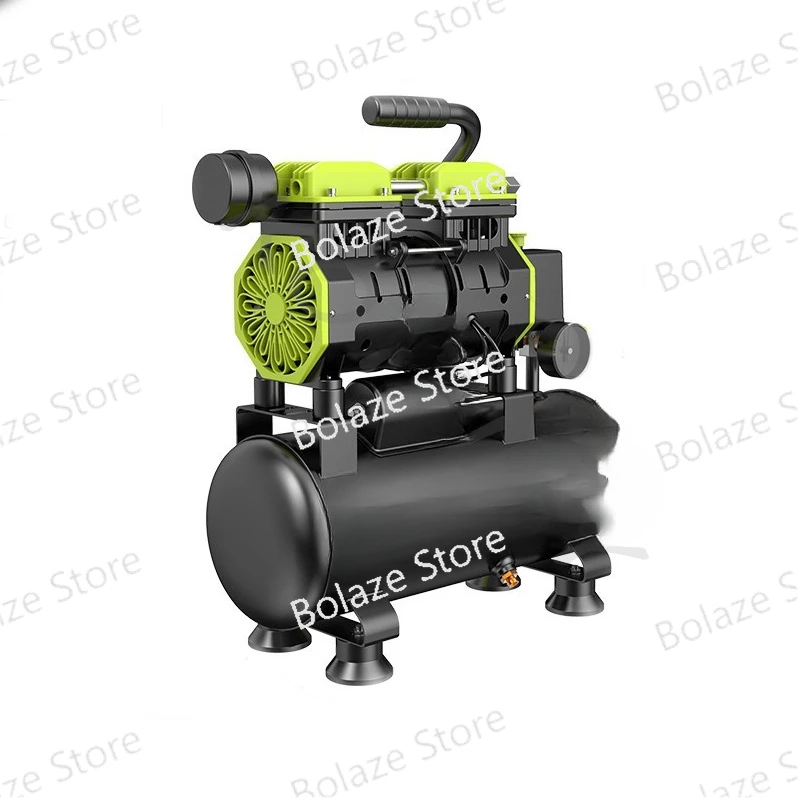 Silent Oil-free Air Compressor 220V Portable 12/30/50L Spray Painting High-pressure  Air Compressor