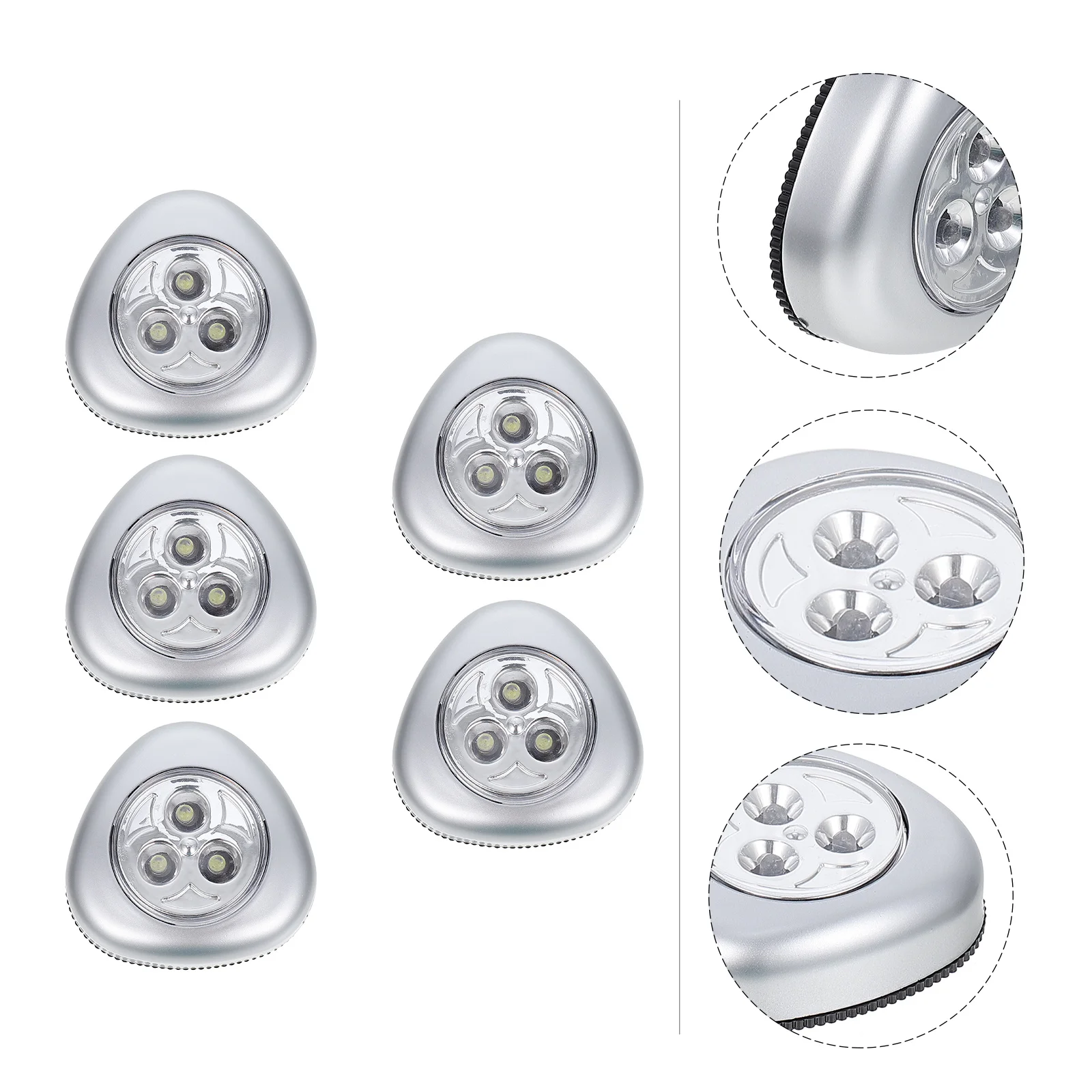 5 pçs sensor de toque pequenas lâmpadas noturnas luzes cabeceira interior criativo controle toque sala atmosfera lâmpadas pequena noite lâmpada