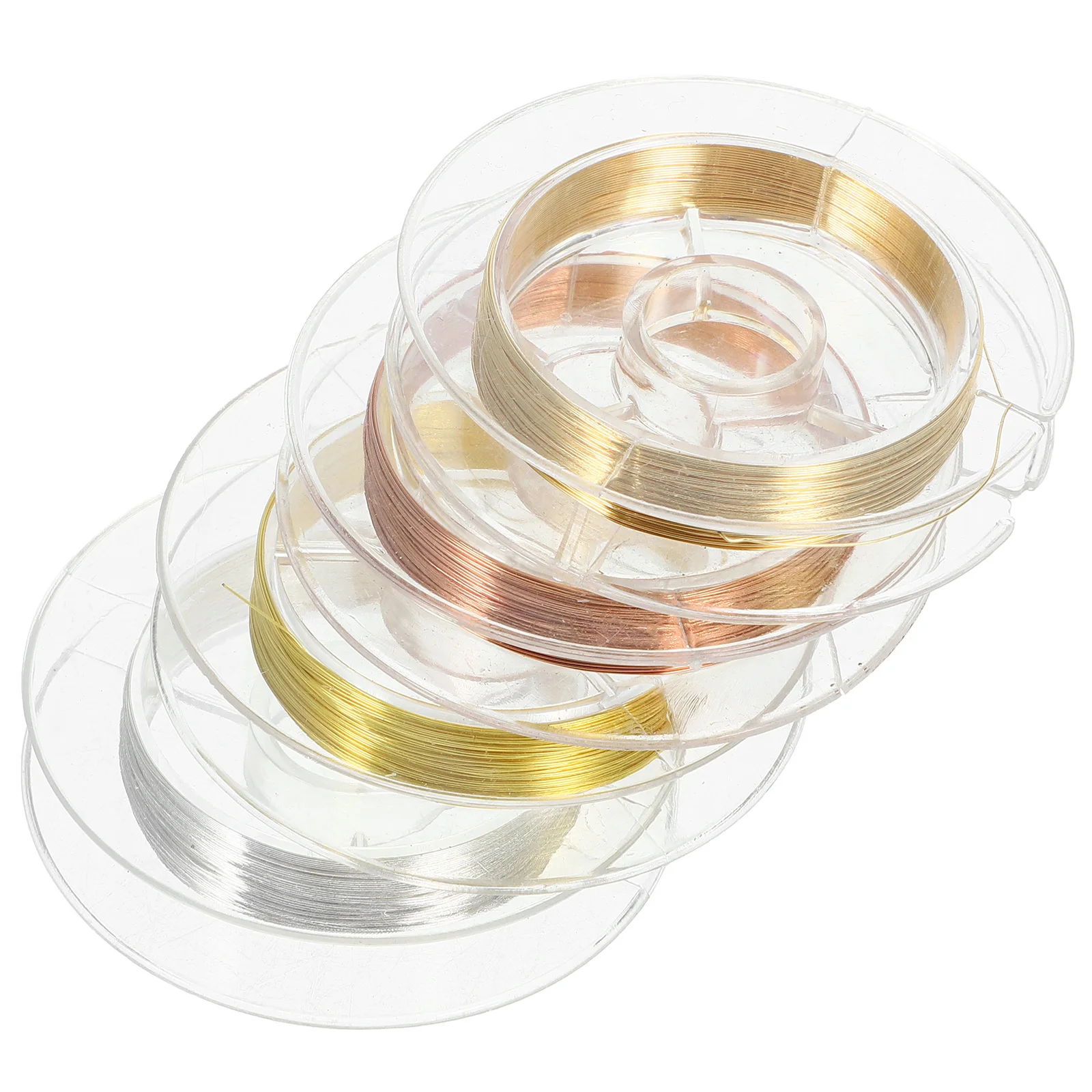 4 pezzi 4 rotoli di filo linea sottile per linee metalliche decorative strumento di progettazione forniture per nail art nail art filo decorazione decorazioni ciondoli