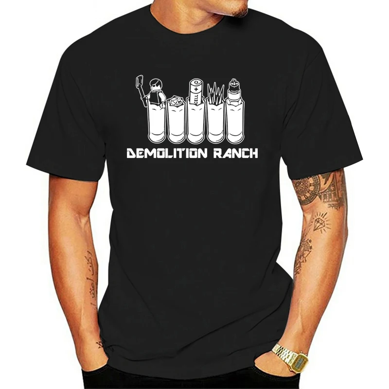 

Футболка с принтом Demolition Ranch Demolition Love, футболки из 100% хлопка с круглым вырезом и рукавами европейского размера XS-5XL