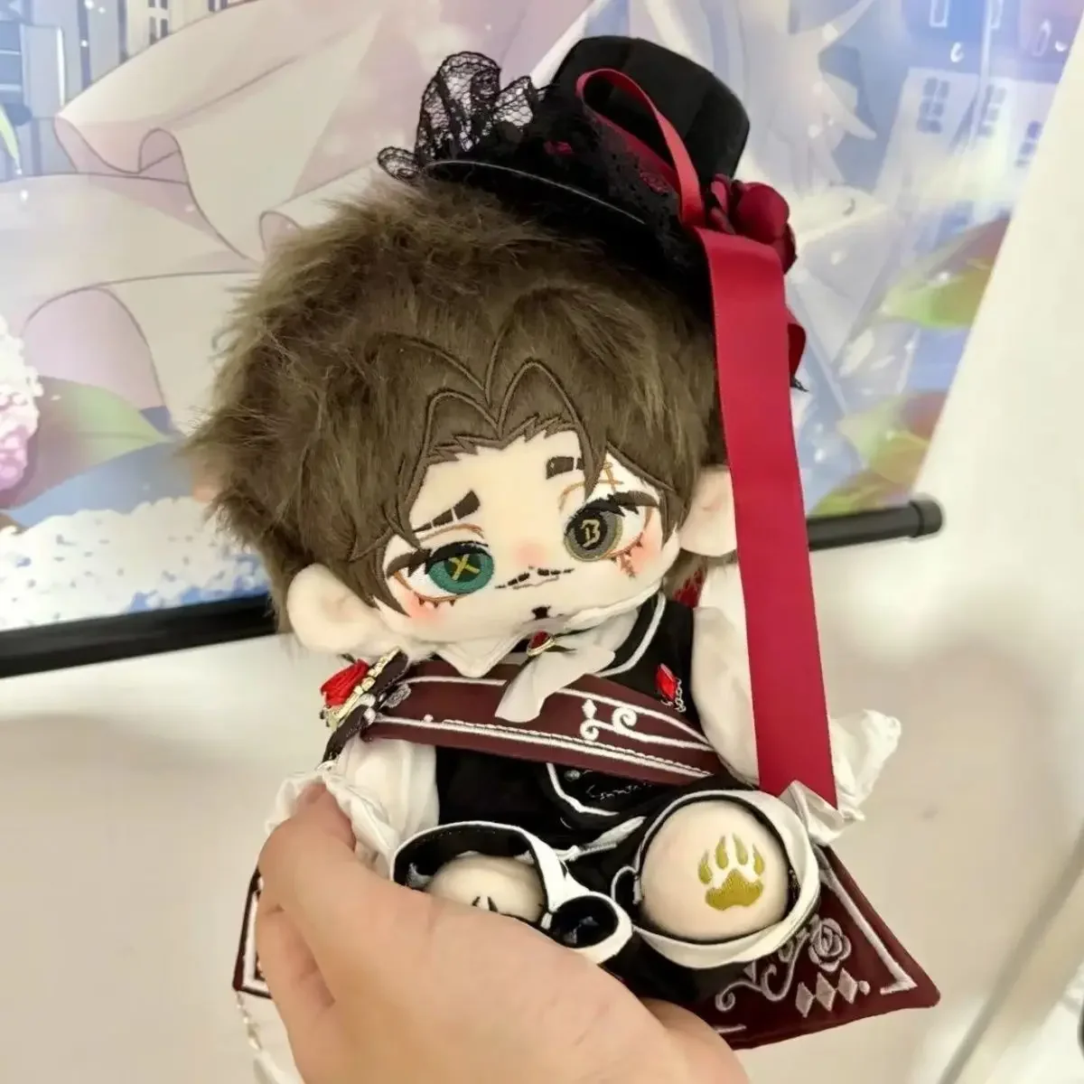 

Аниме Identity V First Officer Jose Baden, плюшевая кукла, тело, косплей, мультяшное платье, плюшевые игрушки, фигурки, рождественский подарок, 20 см