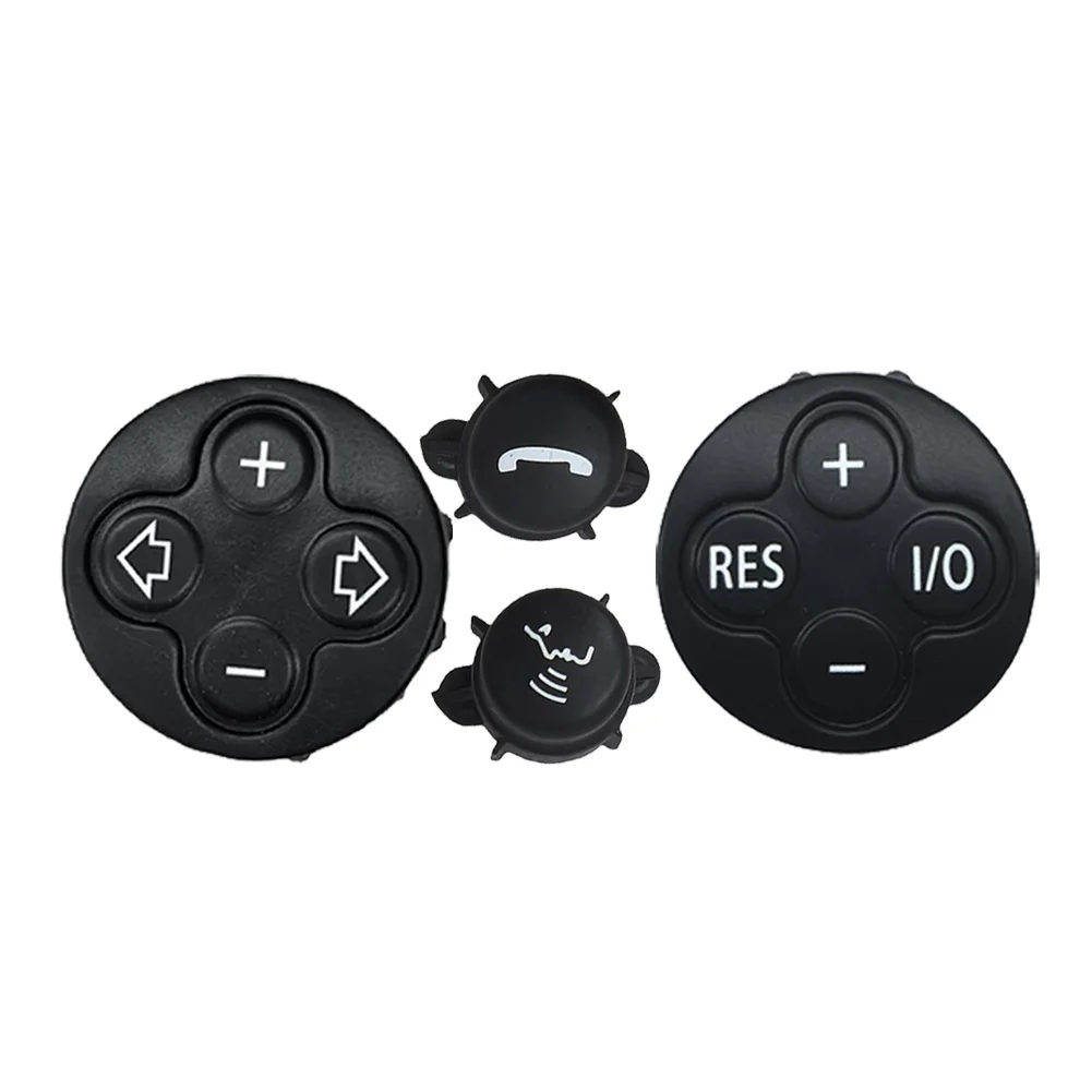 Cruise Control Switch Cover and Volume Button Set Compatible with For MINI For Cooper Steering Wheel R55 R56 R57 R58 R59 R60