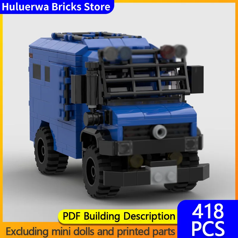 

Модель Speed Champion MOC, строительные кирпичи, внедорожный Riot Van, модульные технологии, подарки, праздник, сборка, детские игрушки, костюм