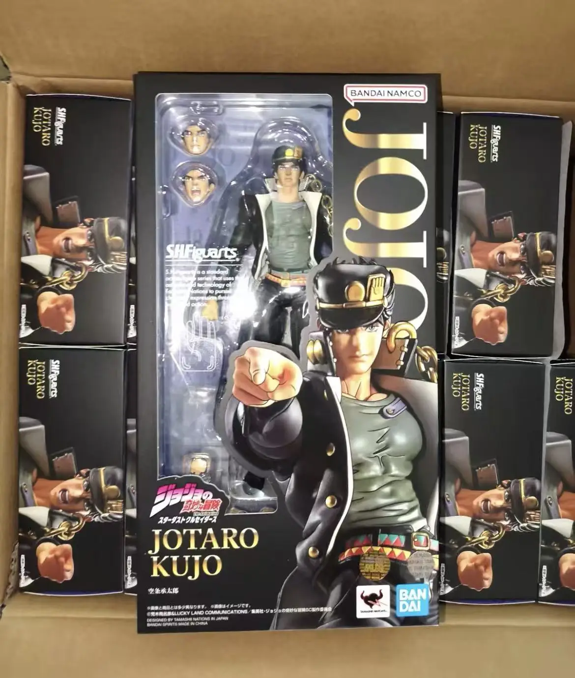

In Stock Original Bandai Sh Figuarts Shf jojo jotaro kujo Action Figures Anime Model Toys Collectible