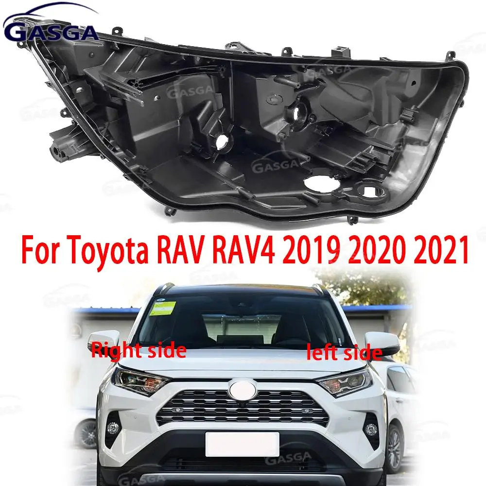 

Car Light Rear Base House For Toyota RAV RAV4 2019 2020 2021 Replace Original Headlamp Holder Front Headlight Back Housing
