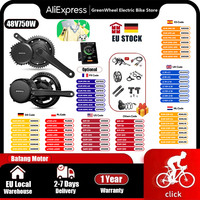 Bafang 750W 48V Kit Mid Drive Motor BBS02 BBS02B Electric Bicycle EBike Conversion Kit Powerful Central E-Bike Engine 68mm