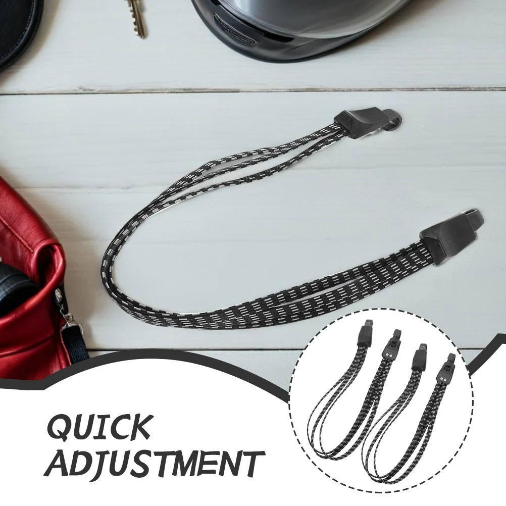 Cinghie di ancoraggio per bagagli portatili da 4 pezzi Cinghie da trasporto per bici universali per un fissaggio sicuro del carico in viaggio in campeggio