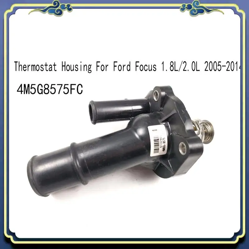 AU16-Thermostat Engine Cooling System Housing Thermostat Car Engine Thermostat For Ford Focus 1.8L/2.0L 2005-2014 4M5G8575FC