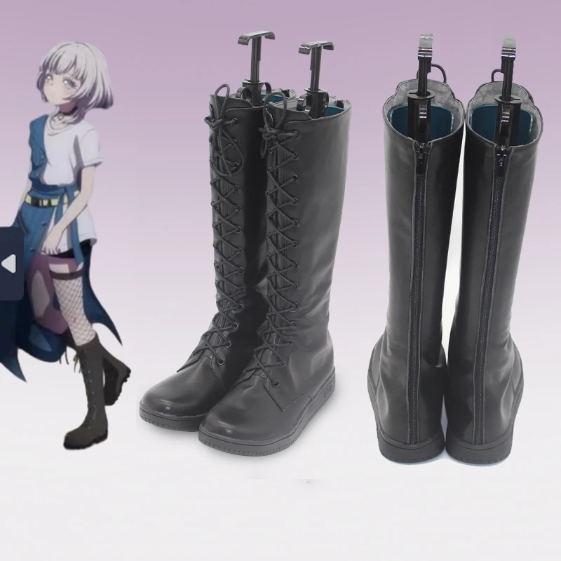 

Kaname Rana Косплей Aime BanGDream It's MyGO модные ботинки на шнуровке на заказ обувь Cos Prop