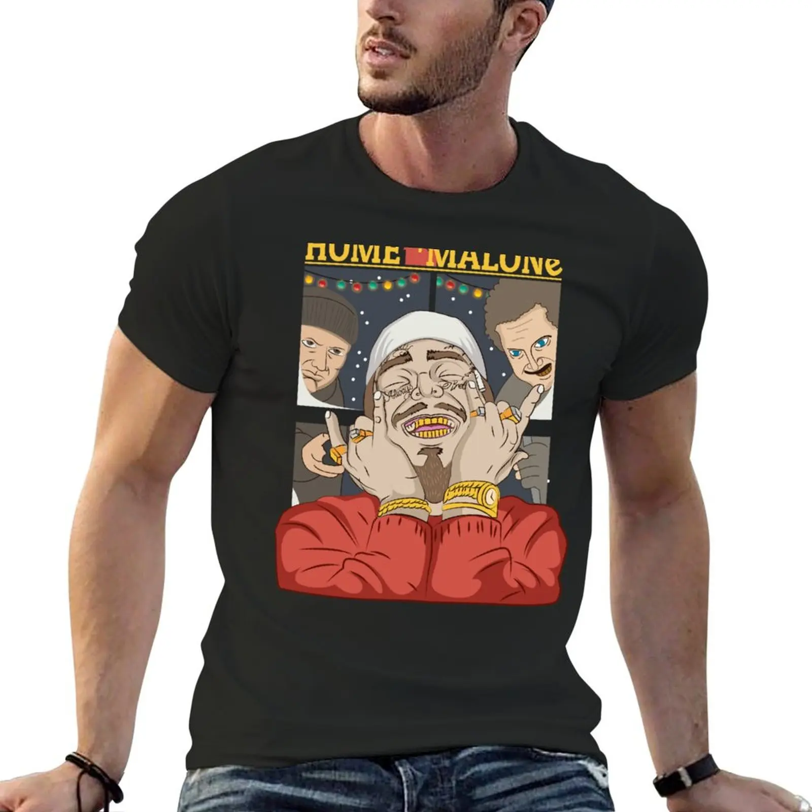 Home Malone Tshirt, Home Alone Mashup Tshirt Classic T-Shirt aesthetic clothes anime tshirt mens t shirts top quality