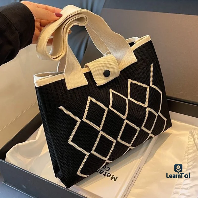 New Fashionable Large Capacity Handheld Versatile Single Shoulder Tote Bag