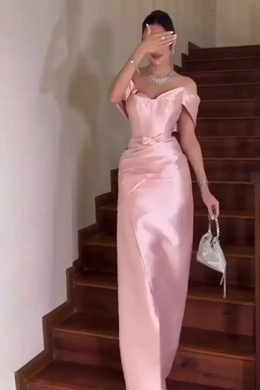 

AsaNagi Arabia Элегантные платья для выпускного вечера Женские вечерние платья с открытой спиной и цветочным бантом Украшение Формальная вечеринка