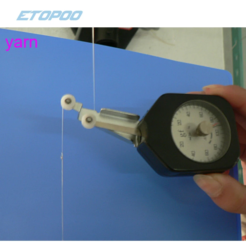 DTF25/50/75/100/150/250Dynamometer Double Needle Analog Dial Pressure Tensiometer Tension Tester Textile Yarn Tension Meter