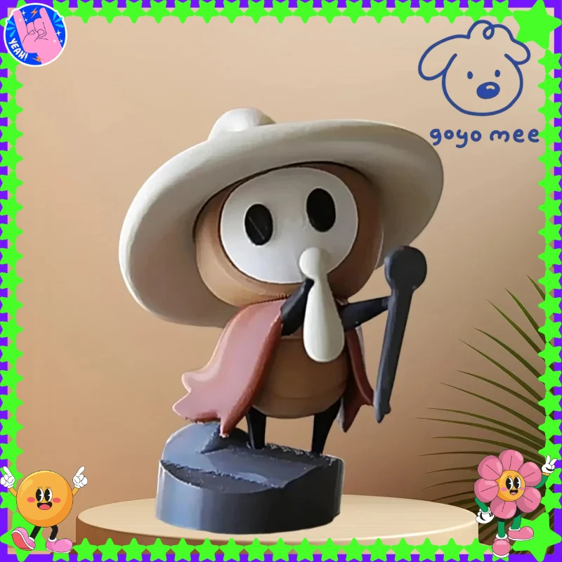 

Adorable Hollow Knight Silksong Sherma Cosplay Doll 3D Printing Resin Figure Cute Desktop Decoration Christmas Halloween Gifts