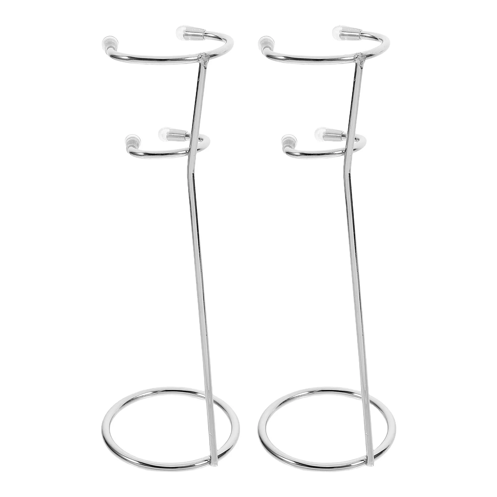 2Pcs Frother Holder Stand Stainless Steel for Hand Mixer Whisk Blender Organizer Kitchen Storage Display Base Frother Stand