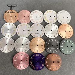 24.54mm Multicolor Sunburst Face Automatic Watch Dial Date Window Fit NH05 Movement Women Wristwatch Accessories Diamond Markers