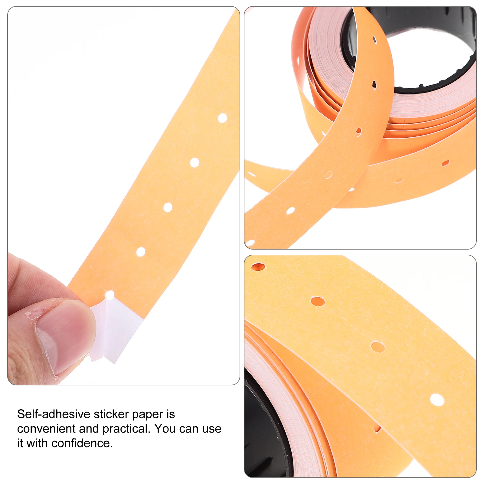 

10 Rolls Price Tag Paper Removable Labels Sale Sticker Pricing Stickers Marking Small Signs