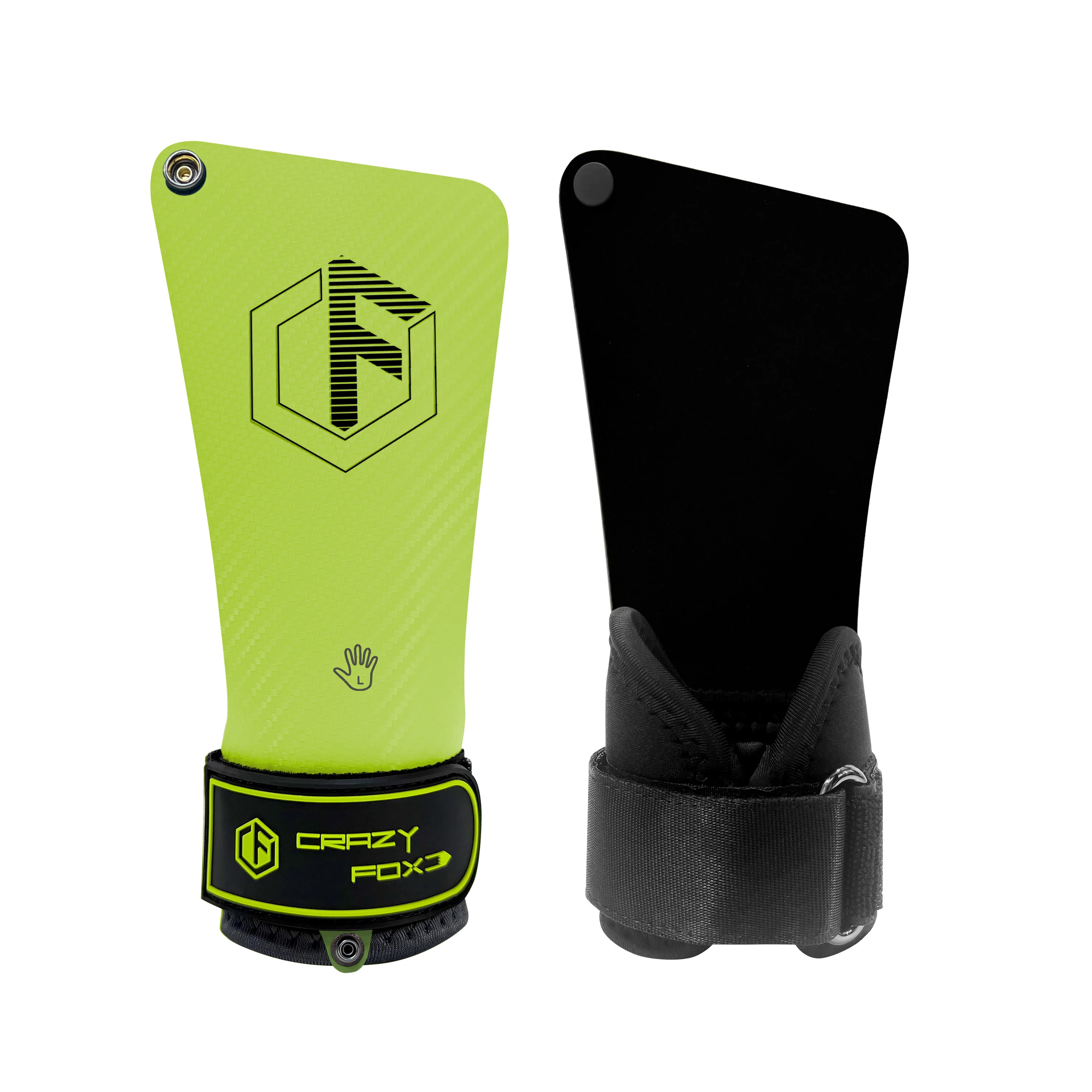 Grips Crazy Fox Magnesium-free Natural Rubber Gym Grip Calleras Cross Training Anti-slip Palm Protectors  Material Athletes