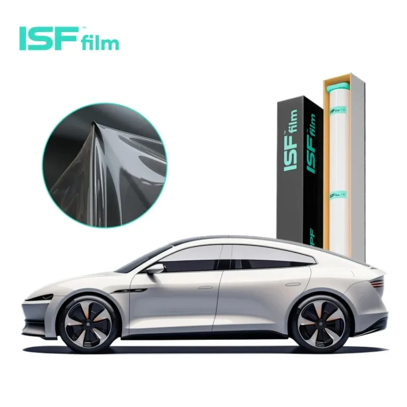 

ISF NG-157 High Glossy Self Healing PPF Paint Protection Nano Coated Auto Full Body TPU Film Anti Scratch Car Cover
