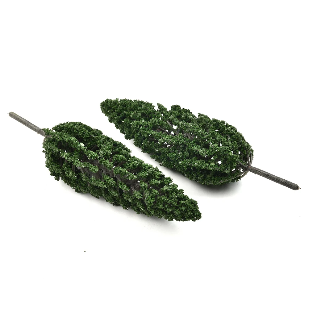 10pcs Model Pine Trees DIY Railway Layout 15cm Miniature Sandtable Model Scenery SL-16059 Greening Landscape Pine Tree Model