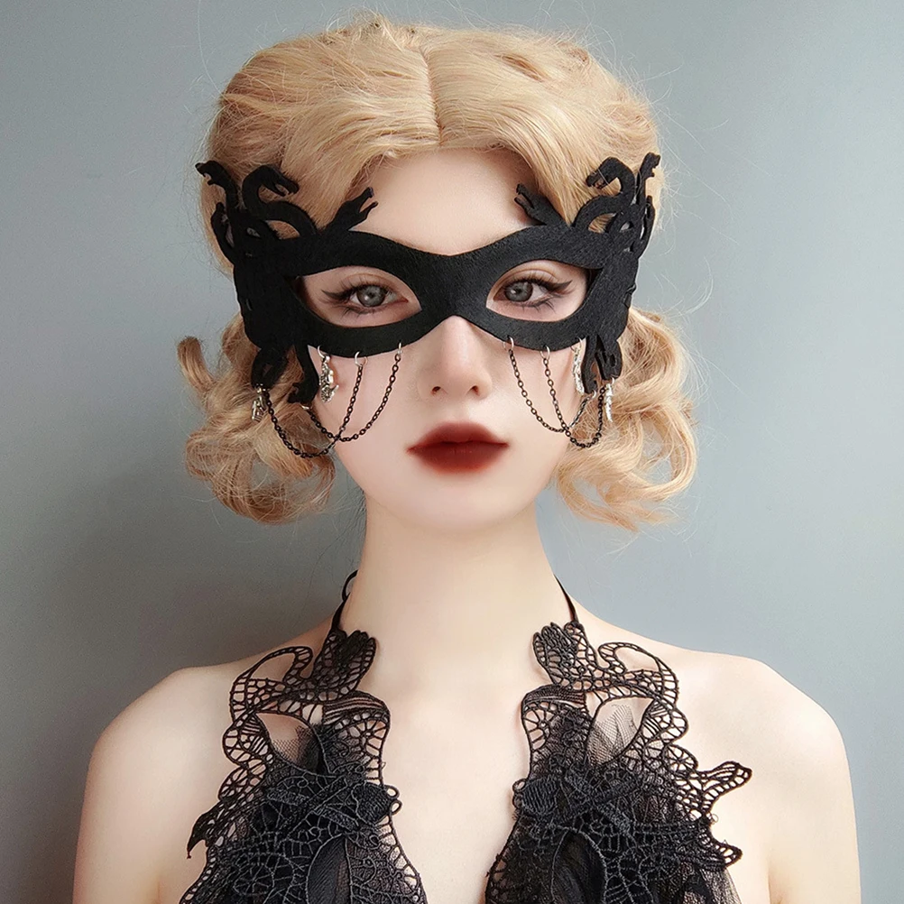 

Mask Role Play Comfortable Cloth Halloween Party Halloween Party Mask Masks for Women Masquerade Costume Prop Gift