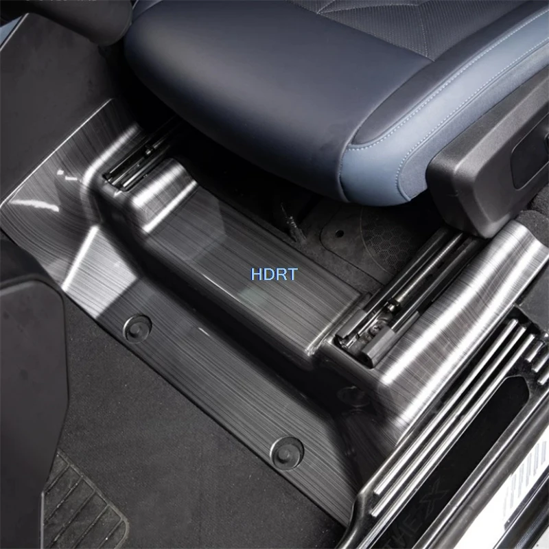For BMW X3 G45‌ 2025 + Car Style Front Rear Seat Rail Anti Kick Plate Air Vent Outlet Cover Dust Proof Pad Interior Accessories