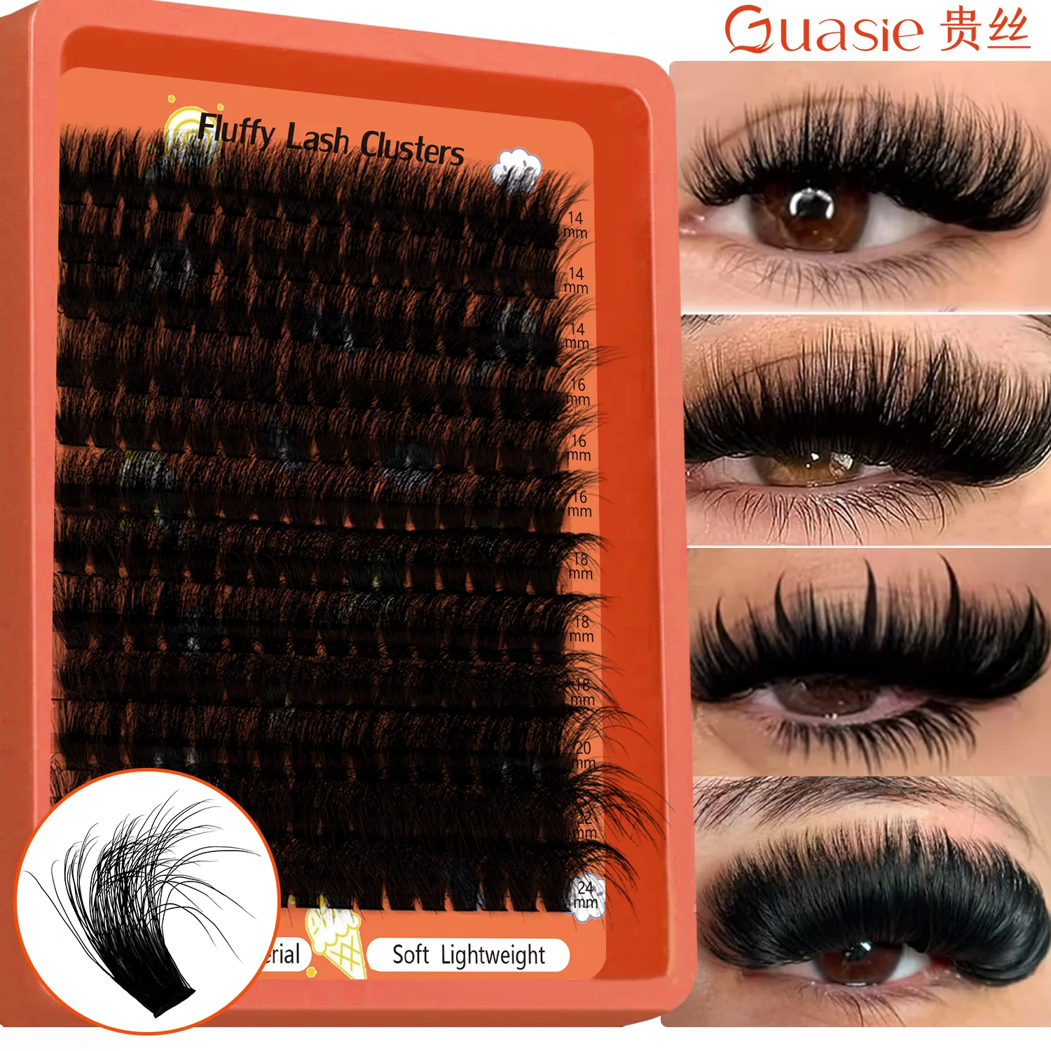 Thick Lash Clusters…