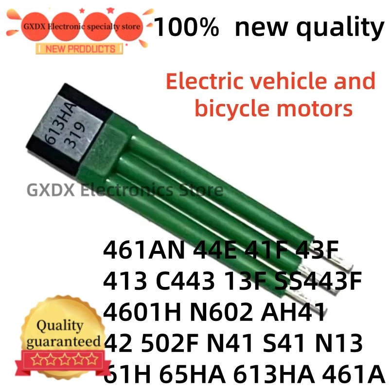 10Uds 100% nuevo Hall sensors 3144/41F/43F/413F/61HA/S41/AH41/N41/502F/461A/4601/N602 for electric vehicle and bicycle motors