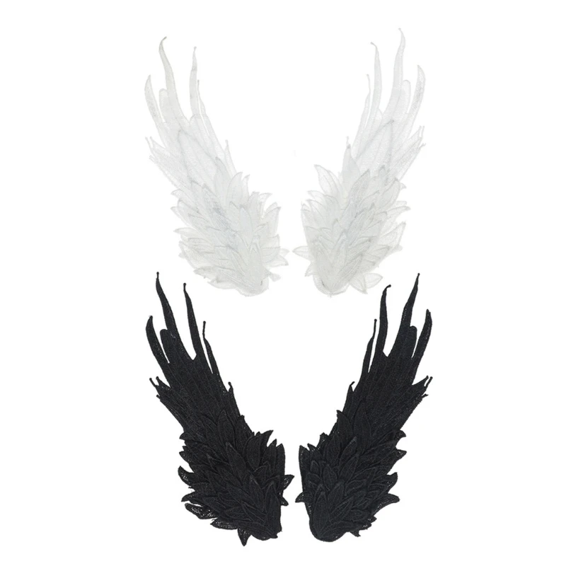 

2PCS Cosplay Party Hairpin Halloween Props Wing Hair Clip Lovely Side Hair Clamp K3KF