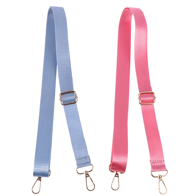 130cm O Bag Handle Bag Strap For Women Adjustable Shoulder Bag Strap DIY Solid Color Cross Body Nylon Bag Straps Bag Accessories