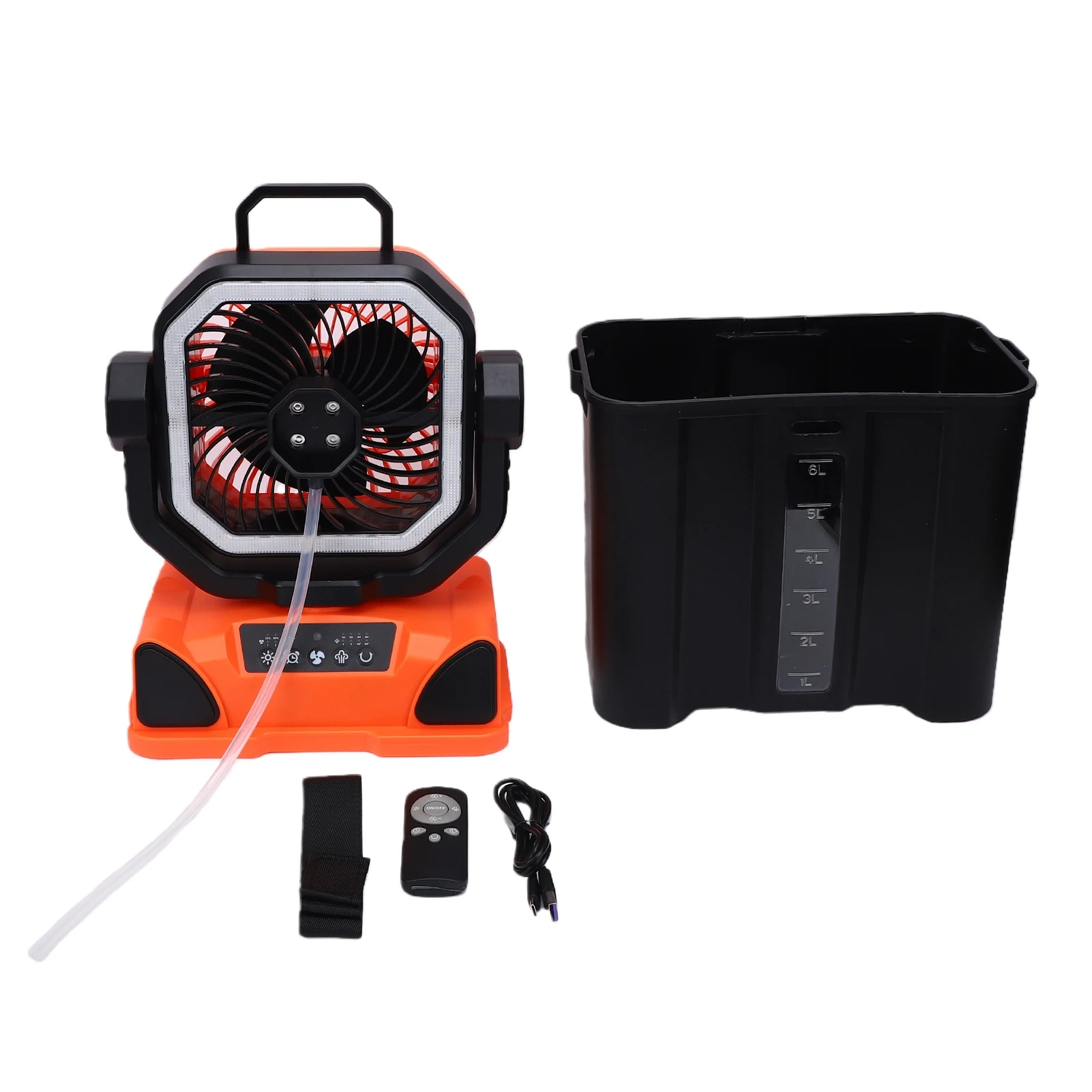 Rechargeable Camping Fan with 6L Bucket LED Light Remote Control 20000mAh Battery Powered Portable Camping Tent Fan for Outdoor - view 5