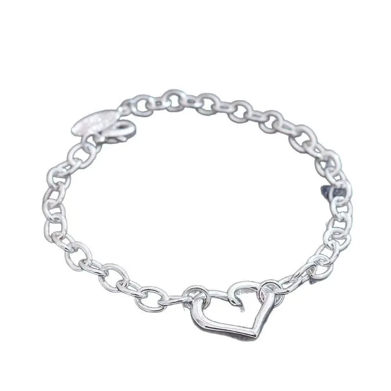 Minimally hollowed out love pendant bracelet, best friend birthday gift, versatile daily accessories