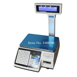 Label Printing Balance Cash Register Receipt Scale CL5200 Label Printer Scale