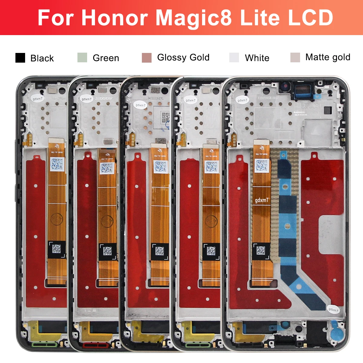 6.79'' Display For Honor Magic8 Lite MTN-NX1M LCD Replacement for Honor Magic 8 Lite LCD Touch Screen With Frame  Assembly