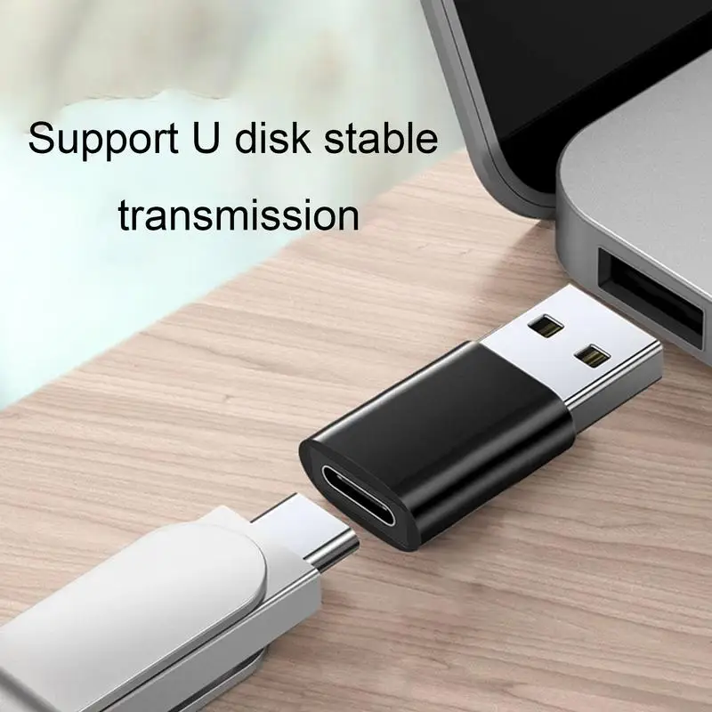 อะแดปเตอร์ USB 3.1 ประเภท C ถึงอะแดปเตอร์ USB ตัวแปลงหญิงสําหรับตัวเชื่อมต่อแล็ปท็อปพีซีการถ่ายโอนข้อมูลการชาร์จอย่างรวดเร็ว