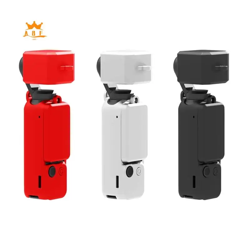 

A08E-For DJI OSMO Pocket3 Camera Silicone Case Multifunctional Convenient Lens Body Protective Cover