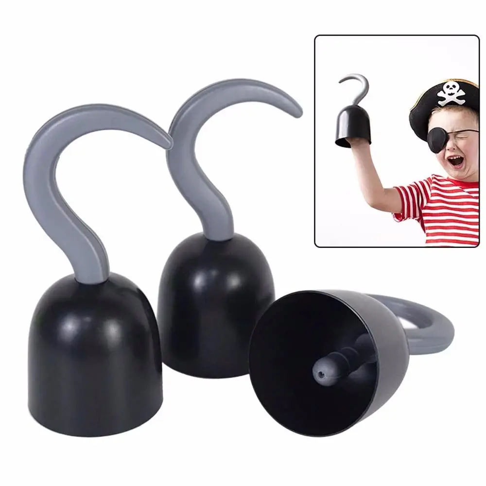 Accessori per feste in maschera Forniture per feste Oggetti di scena per feste in maschera Vestito da capitano Cosplay Gancio da pirata Decorazioni a mano Costume di Halloween
