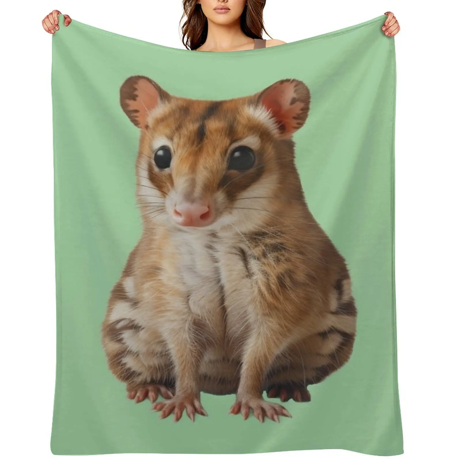 

Cute quoll Throw Blanket Flannels for winter Luxury Throw Sleeping Bag Blankets