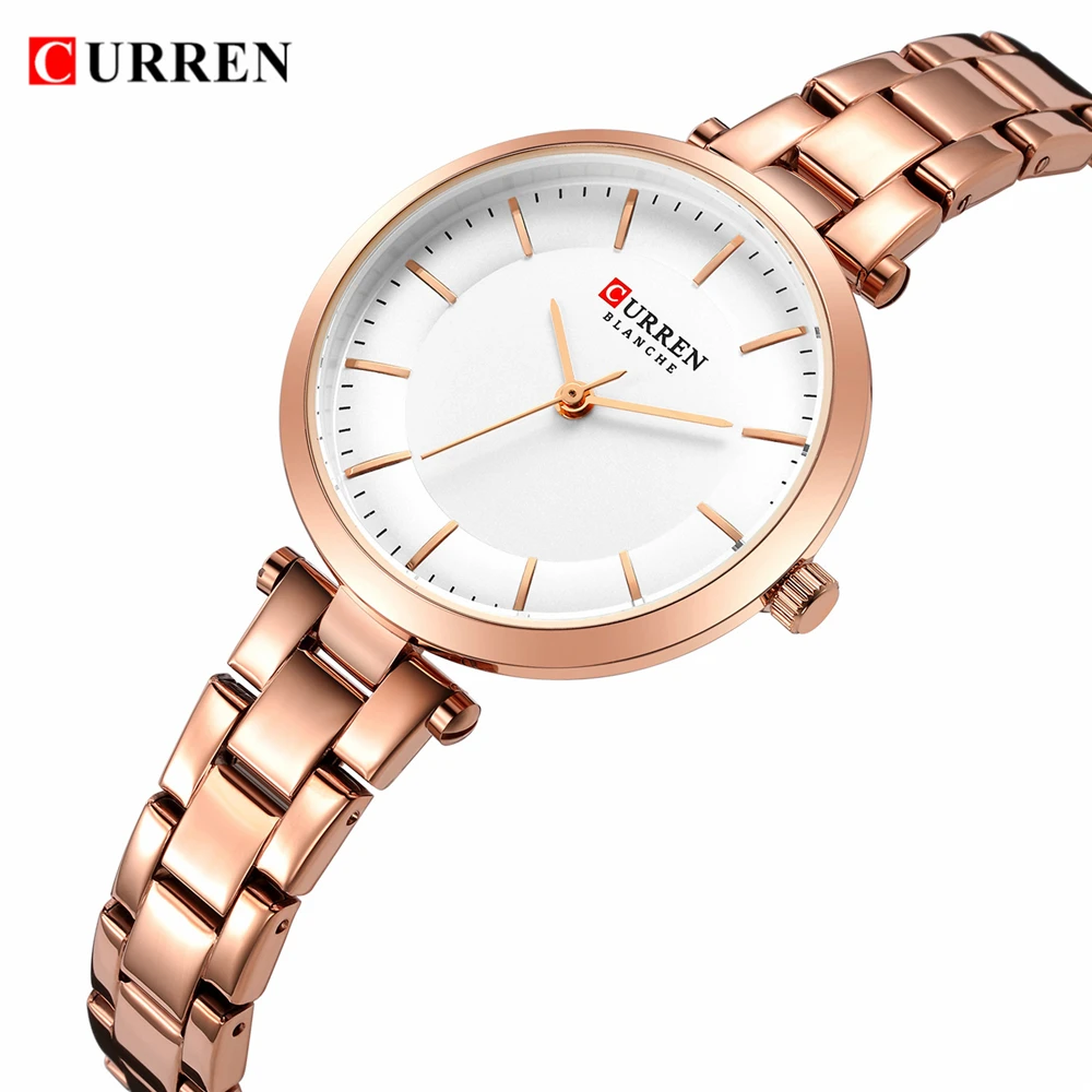 

CURREN Brand Classic Simple Ladies Watch Quartz Stainless Steel Watch Women Small But Elegant Ladies Clock Reloj Mujer