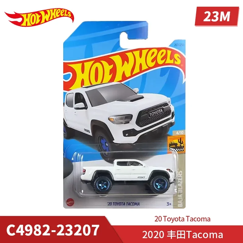 Hot Wheels 1:64 20 TOYOTA TACOMA VAN series Collection of die cast alloy trolley model ornaments