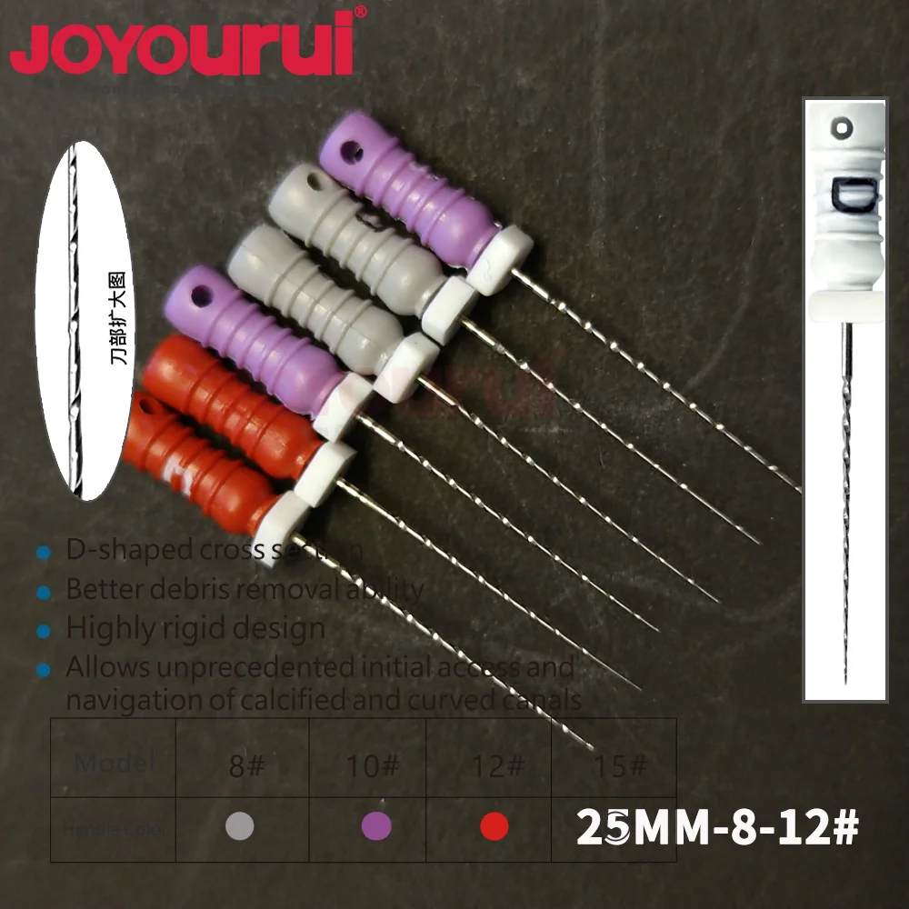 Dental D FINDER Files 8 10 12 15 Endodontic Treatment Hand Use for Rotary Files Root Canal Cleaning Dentistry Endo Instruments view 5