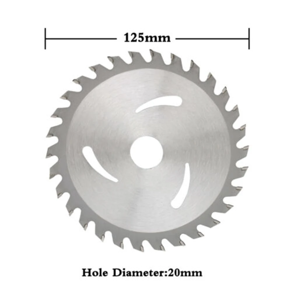1 szt. 125mm brzeszczot do piły tarczowej tarcza do cięcia drewna do obróbki drewna 30 zębów 20mm otwór akcesoria rotoryczne ścierna tarcza diamentowa — zdjęcie 4