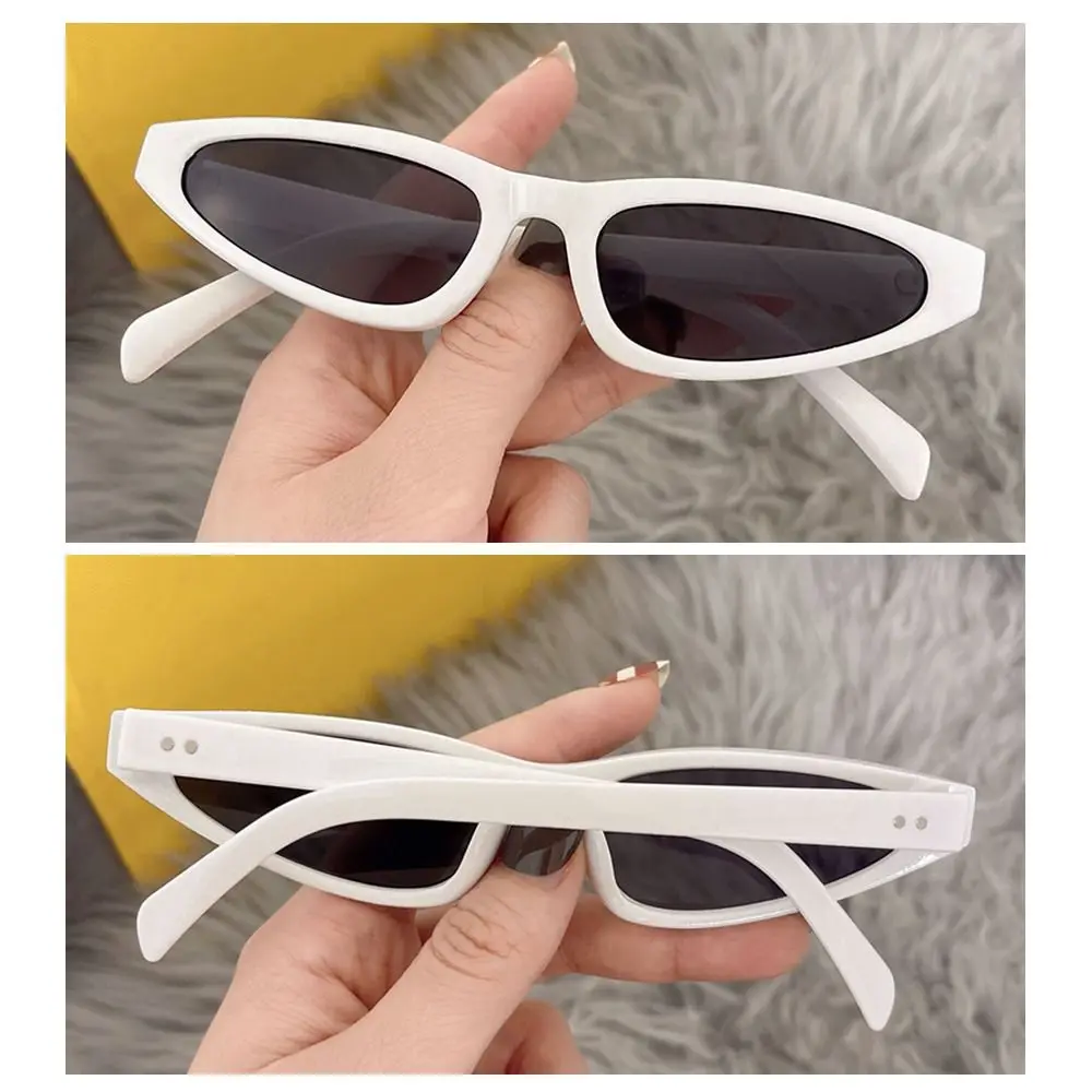 Fashion Small Frame Cat Eye Sunglasses Street Shooting UV Protection Hip-Hop Sun Glasses Triangle Shades for Women