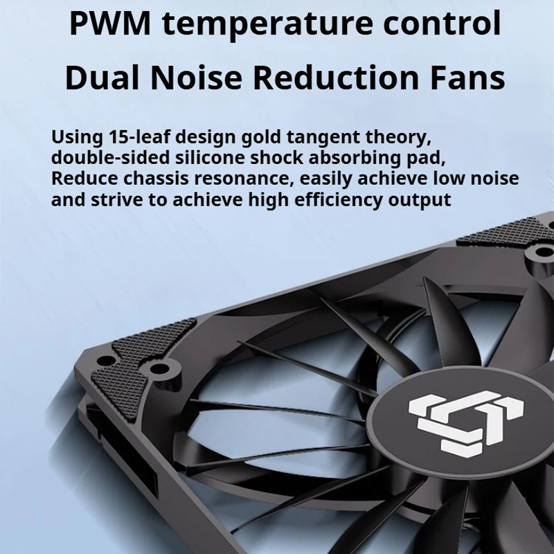 TEUCER UT14015 140MM Chassis Cooling Fan 4PIN PWM Silent Thin Fan Magnetic Floating Bearings 300-1100RPM PC Cooling Quiet Fan