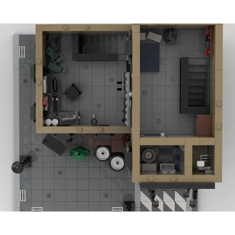 Zestaw klocków konstrukcyjnych MOC-2649 elementów, małe klocki do samodzielnego montażu, zabawka-puzzle, model, prezent, ozdoba